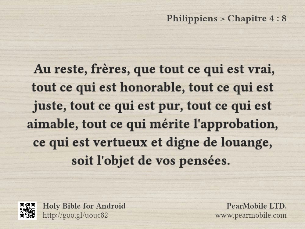 Philippiens, Chapitre 4:8